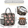 thumbnail image 5 of Pioneer Flower Floral Print Pattern Womens Lunch Box for Work,Insulated Large Lunch Bag for Tween and Teen,Loncheras Para Mujer,Leakproof Adult Lunch Bag for Work,Beach,Travel,Picnic,Camping, 5 of 7
