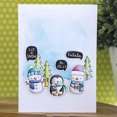 thumbnail image 4 of Wdftyju 2 uds DIY lindo muñeco de nieve de Navidad sello troquel de corte de Metal sello de silicona (C) Wdftyju 4xy6lw6nt9zt2vv3D03, 4 of 7