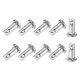 thumbnail image 1 of Uxcell Paquete de 10 Pasadores de Clevis de un Solo Agujero, M5 x 12mm Pasadores de Clevis de Cabeza Plana de Acero Inoxidable 304, 1 of 1