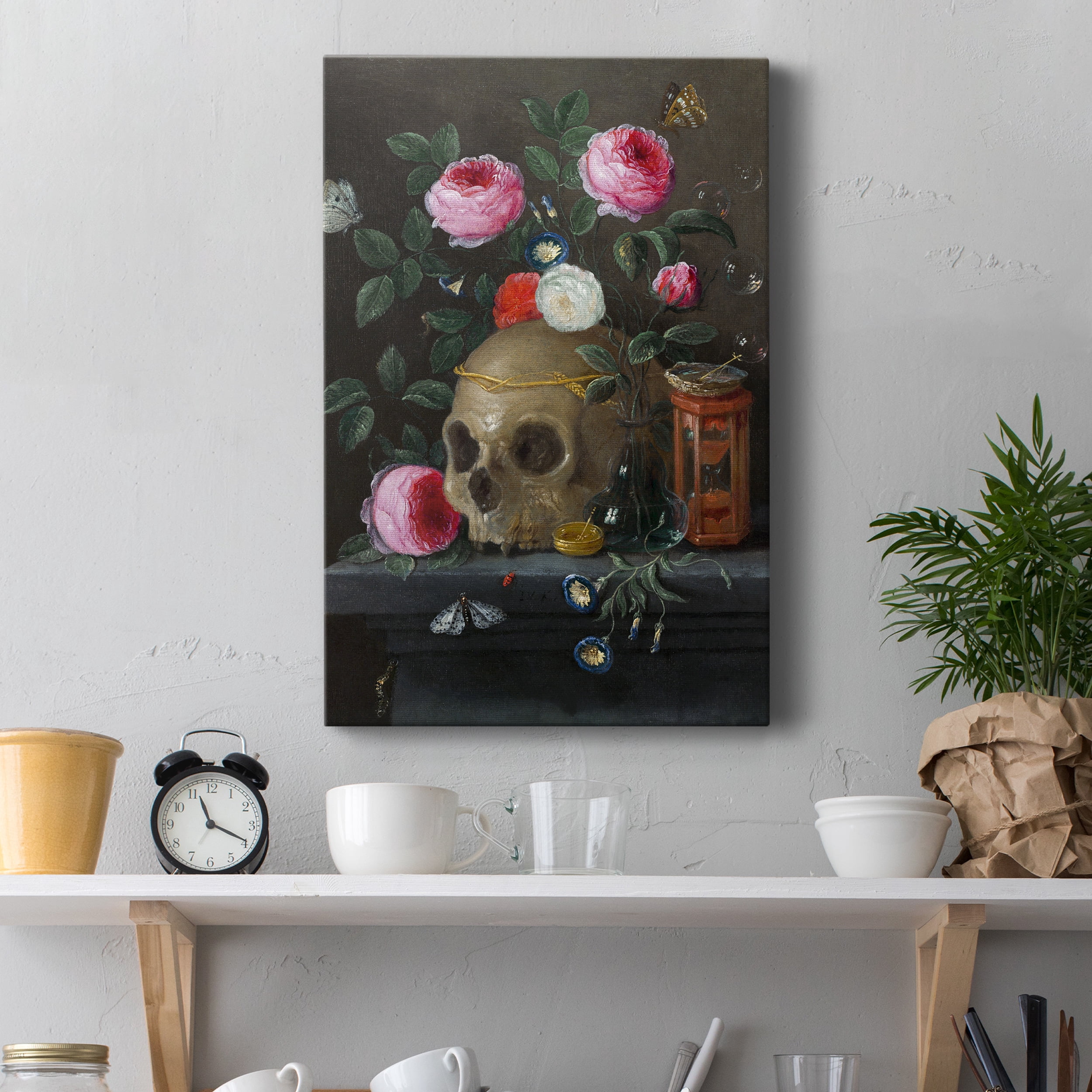 Vanitas Still Life Premium Gallery Wrapped Canvas - Ready to Hang - 32 x 48