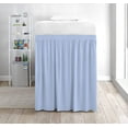 thumbnail image 6 of College Dorm Bedskirt - Ruffled Dorm Bedskirt for Dorm Bed - Twin XL Size - 100% Microfiber - 30" Drop - Twin XL - Light Blue Solid., 6 of 8