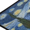 thumbnail image 2 of SKYSONIC 39x20 Inch Area Rug Van Gogh The Starry Night Art Door Mat Washable Non-Slip Throw Floor Carpet, 2 of 7