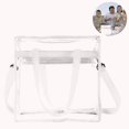 thumbnail image 1 of Clear Bag Stadium Approved Clear Tote Bag With Zipper Closure Crossbody, 1 of 5