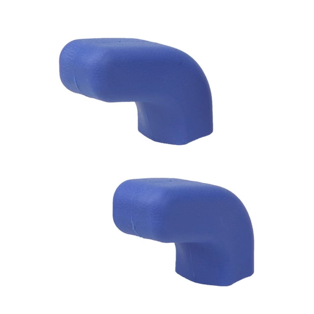 2 cubiertas de gancho de remolque compatibles de repuesto de goma fáciles de instalar de alta calidad Azul