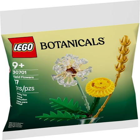 LEGO Botanicals Field Flowers Building Kit - Wildflower Posy for Girls and Boys Ages 9  - Fun Project for Nature Lovers - 30701