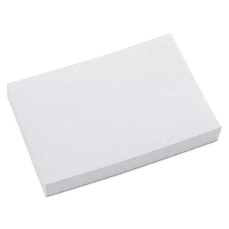Tru Red 4 x 6 White Blank Index Cards - 500 ct
