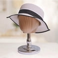 thumbnail image 4 of HILABEE Display Head Cap Storage Rack for Beginner Stylist Shopping Mall Headset silvery base, 4 of 9