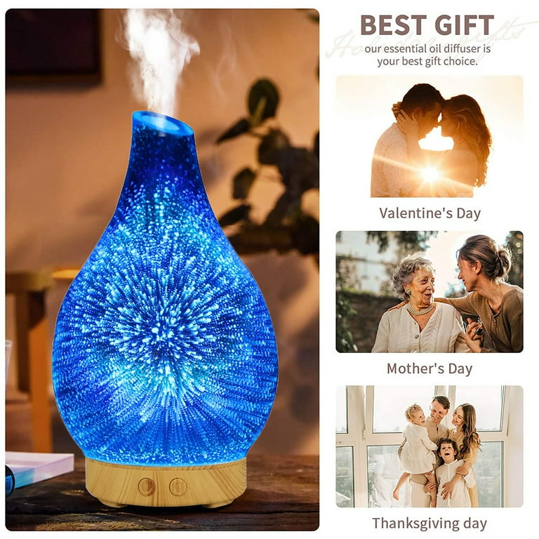 Aeromatic LED Aroma Diffuser & Essential Oils