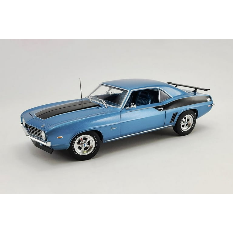 1969 Chevy Copo Camaro Glacier Blue Acme A1805723 1 18 scale