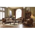 thumbnail image 2 of 37" X 89" X 46" Fabric Cherry Oak Upholstery Wood LegTrim Sofa w6 Pillows, 2 of 3