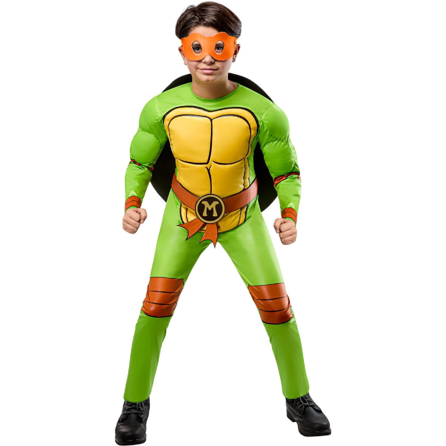 Teenage Mutant Ninja Turtle 4 in 1 Halloween Costume for Children, Boys Size M (8), by Rubies