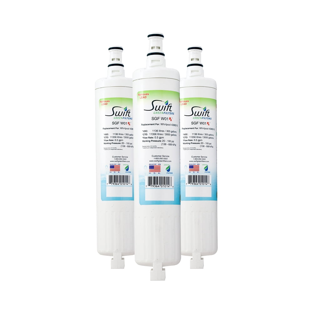 Swift Green Filters SGF-W01 Rx-2P Replacement for Whirlpool 4396508 Water Filters(Pack of 2)