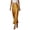 Orange, variant on Dianli Drawstring Maxi Skirt Ankle Skirt Ladies Solid Color Elastic Waist Drawstring Long Skirt Breathable Cotton Linen Pull On Versatile Travel To Evening Skirt