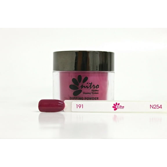 NITRO 2 IN 1 Nail Manicure Dipping & Acrylic Powder Color 2 oz - #157 Matching SNS NBOS36