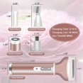 thumbnail image 2 of QUETO Rasoir électrique pour femme, rasoir électrique pour femme, 4 en 1 rechargeable sans fil, indolore, humide et sec, épilateur pour bikini, pour bras de ligne de bikini, 2 of 5