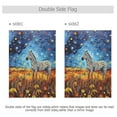 thumbnail image 3 of Garden Flag 28"x40" Zebra Van Gogh Art Double-Sided Yard Flags for Outside Outdoor All Seasonal Decoration, 3 of 6