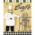 thumbnail image 2 of Charron, Veronique 20x24 Gold Ornate Wood Framed with Double Matting Museum Art Print Titled - Chefs Break III, 2 of 4