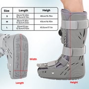 Air Walking Boot, Tall Fracture Boot, Air CAM Walker Fits Left or Right Foot, Protection for Broken Foot Sprained Ankle Fracture Recovery(Small)