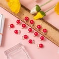 thumbnail image 2 of 30 Pcs Small Mini Pearl Hair Clips, Trianu Sweet Artificial Bangs Clips Decorative Hair Accessories for Women and Girls, Red, 2 of 7