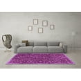 thumbnail image 3 of Ahgly Company Indoor Round Persian Purple Traditional Area Rugs, 6' Round, 3 of 4