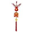 thumbnail image 1 of Decoración colgante de Año Nuevo chino Año tradicional del caballo Feng Shui creativo doble pez, 1 of 9