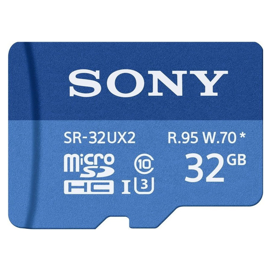 Sony 32GB High Speed Class 10 U3 Micro SDXC UHS-I Memory Card