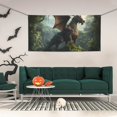 thumbnail image 2 of Pofeuu Forest Stone-Colored Dragon Print Colorful Yard Festival Banner Sign Party Outdoor & Indoor Party Decoration Banne Festival Yard Sign-Small, 2 of 8