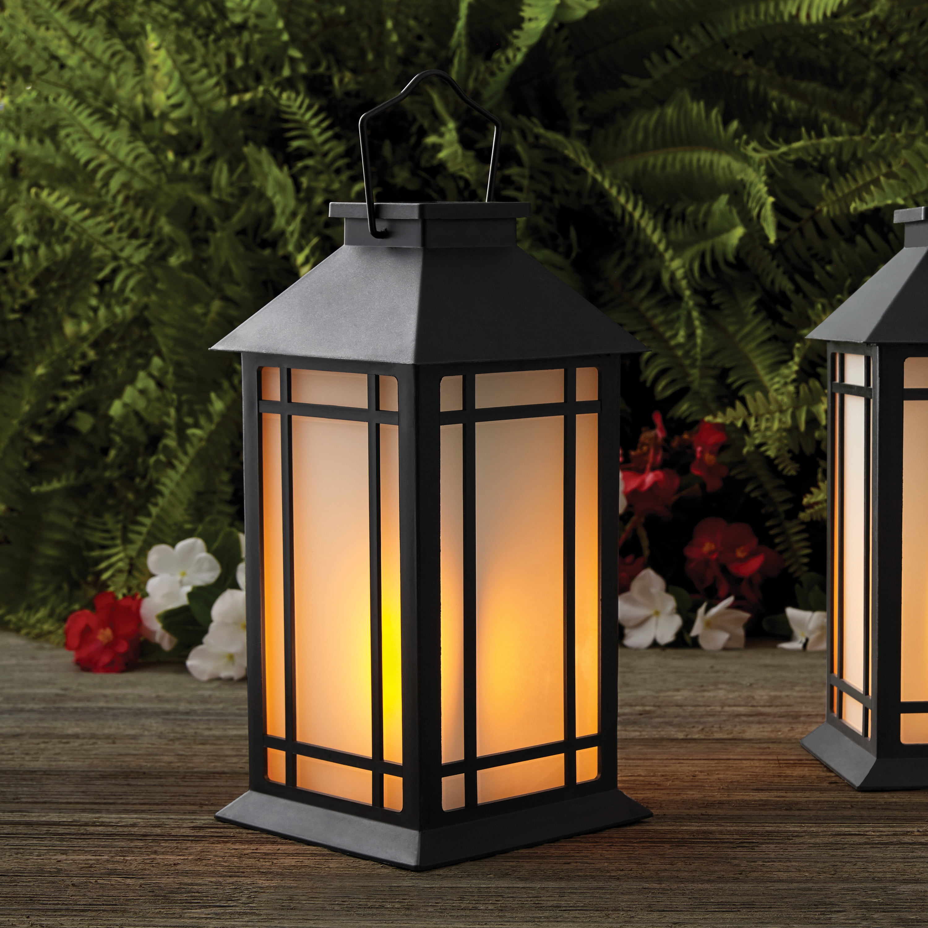Outdoor Candle Lantern 10 1/2 Inches Tall 