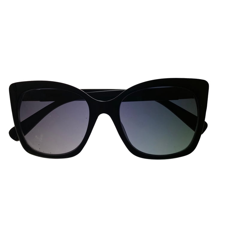 Kenneth Cole Reaction Womens Cat Eye Black Plastic Sunglass  display picture 3