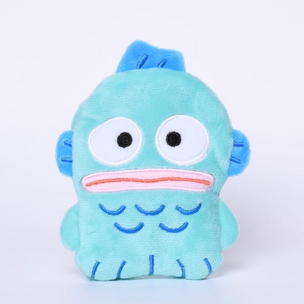 Bolsa de felpa Sanrio Hangyodon, billetera de almacenamiento de juguete Merman, bolso de muñeca, billetera para teléfono con cabeza de pez feo, Bolso pequeño para chica Y2K JK
