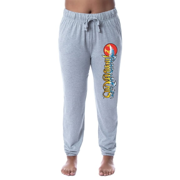 Thundercats Womens' Classic Show Title Logo Sleep Jogger Pajama Pants