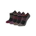 thumbnail image 3 of No Show Socks Pack, 4 Pairs, Absolute Comfort Super Low-Cut Socks for Women, Moisture Wicking, 3 of 6