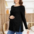 thumbnail image 4 of Beaisland Maternity clothes Long Sleeve Maternity shirts for Women Casual Tunic Tops Lightweight Pullover, 4 of 6