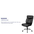 thumbnail image 5 of Emma + Oliver 400 lb. Big&Tall High Back Black LeatherSoft Ergonomic Office Chair, Chrome Base, 5 of 13
