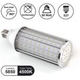thumbnail image 3 of LED corn light bulb, E27 LED filament bulb 60 W corn LED bulb 4500 K 5850 lm 550 W equivalent LED light bulb for factory warehouse garage yard, non di, 3 of 5