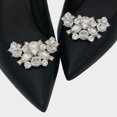 thumbnail image 3 of 2pcs Shoe Clips Decorative Shoe Clips Rhinestone Shoe Jewelry Shoe Accessories, 3 of 8