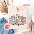 thumbnail image 1 of Fleurs Sauvages Transitionnel Maternelle Tk Équipe de Rêve Enseignant Rentrée des Classes Appréciation Tch 042 T-Shirt Toutes Tailles P-3TG, 1 of 4