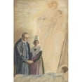 thumbnail image 3 of Brock, Charles Edmund 17x24 Black Modern Framed Museum Art Print Titled - Illustration 5 for Little Peter A Christmas Morality for Children of Any Age, 3 of 5
