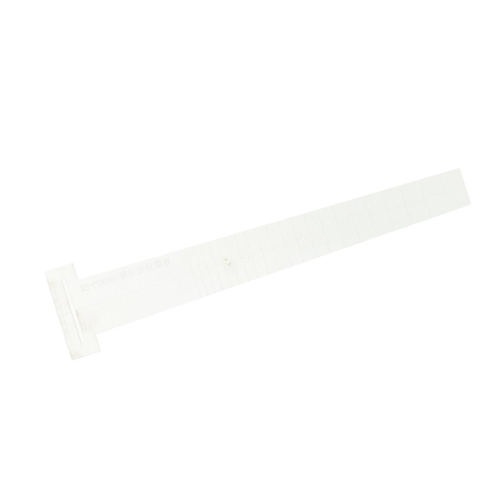 LeeQinersw 16'' Guitar Fingerboard Fretboard Bridge Positioning Marking Template 16inch 16 inches