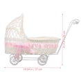 thumbnail image 4 of Cesta tejida con forma de carrito, cesta de dulces para baby shower, cesta de recuerdos, cesta de flores, decoración, 4 of 7