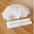 thumbnail image 2 of 100 gorros sanitarios desechables blancos., 2 of 5