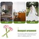 thumbnail image 3 of WEUVEB Ramo Falso Decorativo Rosa Con Detalles Para En Casa Y Eventos, 3 of 6