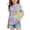 Purple, variant on NAISIBABY Girls Graphic T-Shirt (3-14T), Short Sleeve Tie-Dye Prints Crew Neck Summer Casual Fashion Tees Red 13T