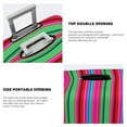 thumbnail image 3 of Yiaed Colorful Mexican Stripes Print Travel Luggage Cover Suitcase Protector Covers Elastic Luggage Anti-scratch(No luggage included）-X-Large, 3 of 7