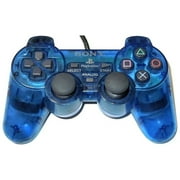 Sony Playstation 2 Dualshock 2 Analog Wired Controller SCPH-10010 - Ocean Blue (Renewed)