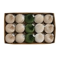 thumbnail image 1 of 15 unids/caja bolas de plástico adornos decoración de árbol de Navidad 8cm decoración del hogar de fiesta, 1 of 9