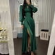 thumbnail image 4 of Vestidos Para Mujer Moda Casual Cintura Cortada Color Sólido Corte de Hendidura Costura Manga Larga Vestido Que Combina Con Todo Odeerbi ODB129338, 4 of 9