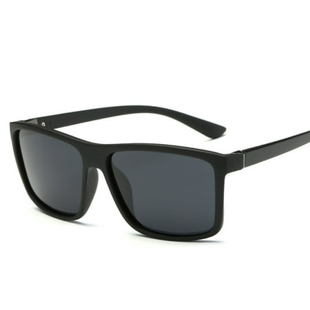 Men's Polarized Square Lens UV400 Sunglasses Driving Sports Eyewear Eyeglasses