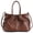 #Brown, variant on BadPiggies Women Satchel Handbags Top Handle Purse Medium Tote Bag Vegan Leather Shoulder Bag (Navy)