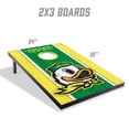 thumbnail image 5 of YouTheFan NCAA Oregon Ducks 2' x 3' MDF Cornhole Game, 5 of 6